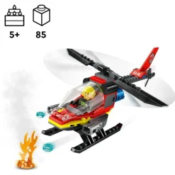 Lego City Helicóptero de Rescate de Bomberos