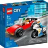 Lego City Moto de Policía y Coche a la Fuga