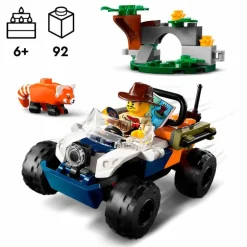 Lego City Todoterreno y Misión del Panda Rojo