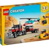 Lego Creator Camión Plataforma con Helicóptero
