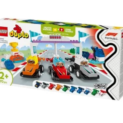 Lego Duplo Coches de Carreras y Pilotos Equipo F1