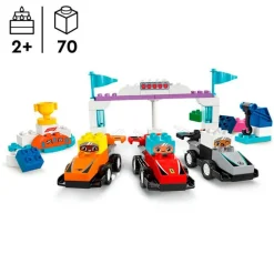 Lego Duplo Coches de Carreras y Pilotos Equipo F1