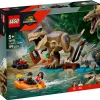 Lego Jurassic World Huida por el Río y T. rex a la Caza