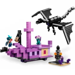 Lego Minecraft Dragón Ender y el Barco del End