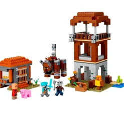Lego Minecraft El Puesto de Avanzada de los Saqueadores y el Devastador