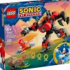 Lego Sonic Knuckles vs. Meca Egg Crusher del Dr. Eggman