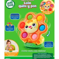 León Quita y Pon Juguete con Ventosa