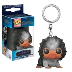 LLavero Funko Pop Baby Niffler Negro/Blanco