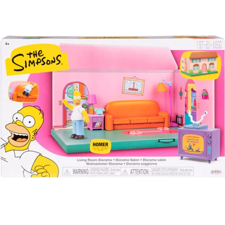 Los Simpson Playset Diorama Salón