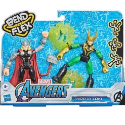 Los Vengadores Bend and Flex Thor vs Loki