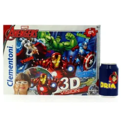 Los Vengadores Puzzle 3D de 104 Piezas