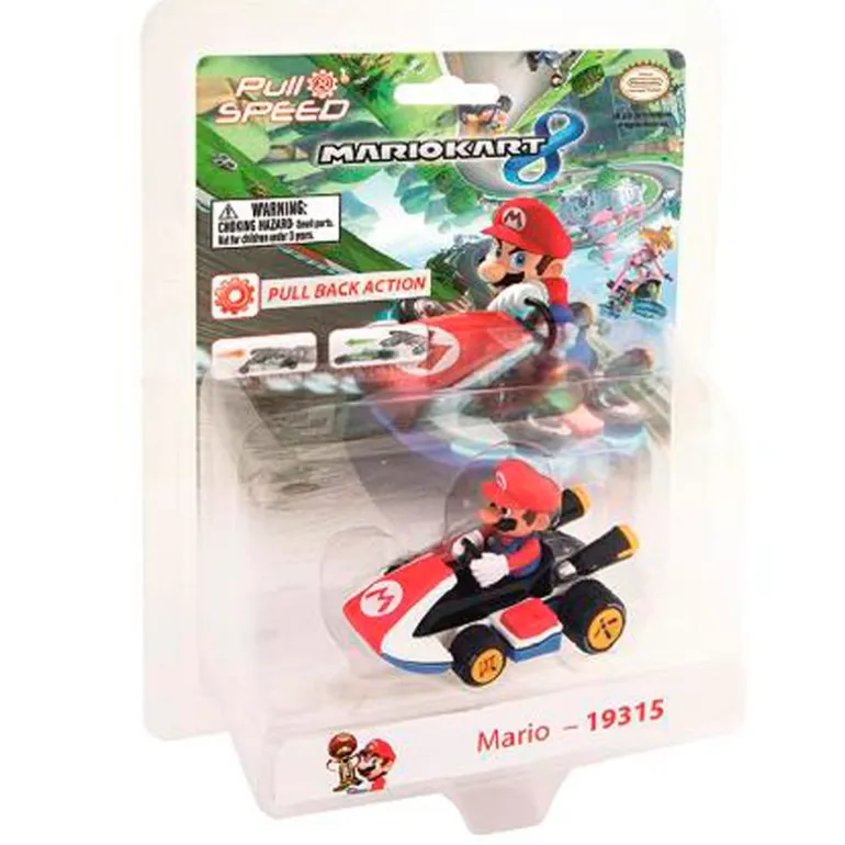 Mario Kart Coche Retrofricción Escala 1:43 STD