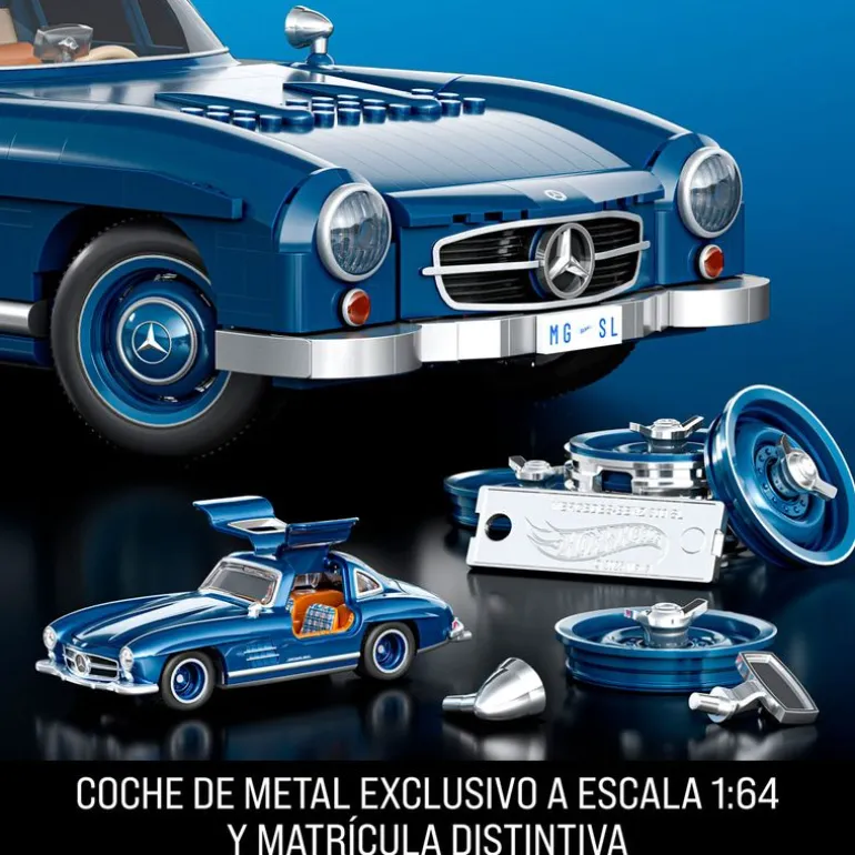 Mattel Brick Shop Hot Wheels Mercedes-Benz 300 SL