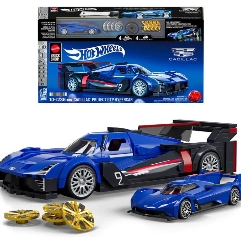 Mattel Brick Shop Hot Wheels Cadillac Project GTP Hypercar