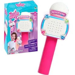 Micrófono Karaoke Bluetooth Rosa