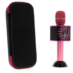 Micrófono La Voz Negro/Rosa
