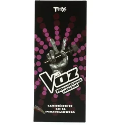 Micrófono La Voz Negro/Rosa