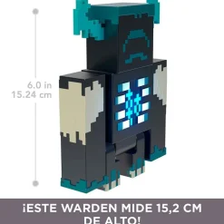 Minecraft Criatura Warden Figura Luces Sonidos