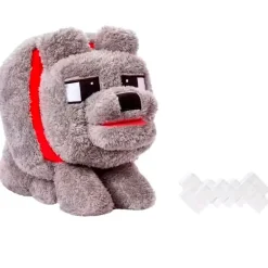 Minecraft Dennis el Lobo Peluche Interactivo