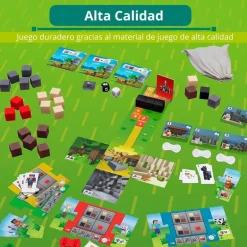 Minecraft Heroes of The Village Juego de Mesa