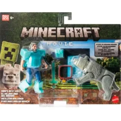 Minecraft la Película Conjunto Un Mejor Amigo Peludo