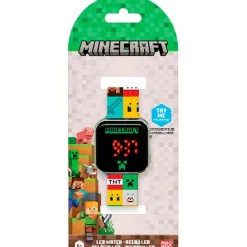 Minecraft Reloj Digital LED