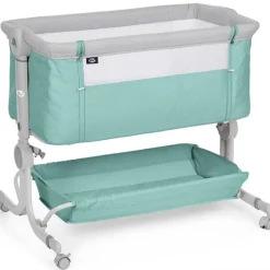 Minicuna Colecho Comfy Menta + textil Wish