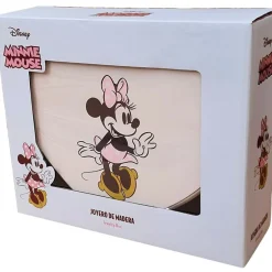 Minnie Mouse Joyero Madera Corazón