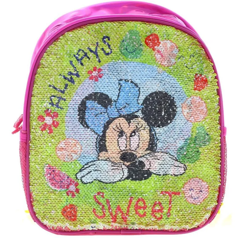 Minnie Mouse Mochila Lentejuelas Reversible