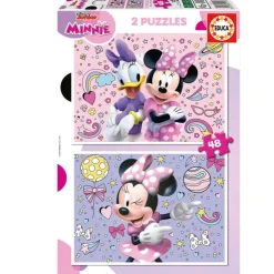 Minnie Mouse Puzzle 2x48 Piezas
