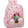 Minnie Mouse Rainbow Mochila Adaptable