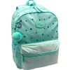 Mochila Escolar Blin Blin Corazones Menta