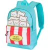 Mochila Escolar Oh my POP! Azul Palomitas