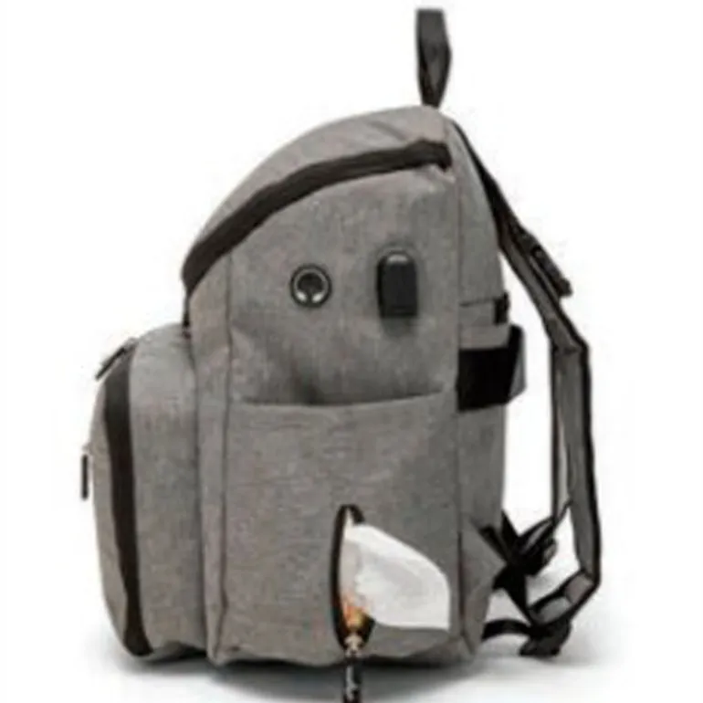 Mochila Maternal Gris