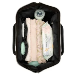 Mochila maternal Siena negra