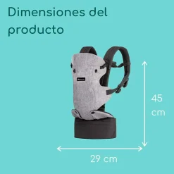 Mochila Pectoral G04 hasta 15kg Gris