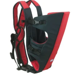 Mochila porta bebé Dual Marino y Rojo