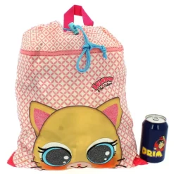 Mochila Saco Infantil Gatito