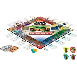 Monopoly Star Wars Juego Mandalorian Baby Yoda