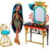 Monster High Muñeca Cleo De Nile con Tocador y Accesorios