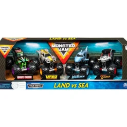Monster Jam Pack Coches Escala 1:64 Surtido