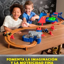 Monster Jam Supercharge Speedway Pista Vehículos