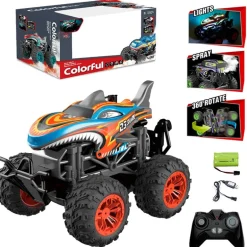 Monster Truck R/C Dinosaurio Rojo