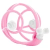 Mordedor Caracol Silicona Rosa