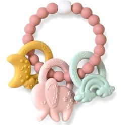 Mordedor Elefun silicona Rosa