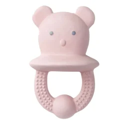 Mordedor Nature Silicona Teddy Rosa