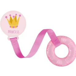 Mordedor refrigerante con cadena Rosa