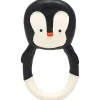 Mordedor sonajero Caucho Pinguino