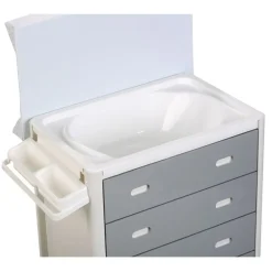 Mueble Bañera con Cajones Gris Estrella