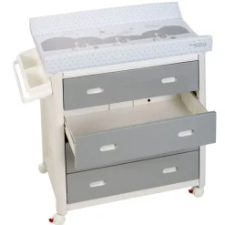 Mueble Bañera con Cajones Gris Estrella